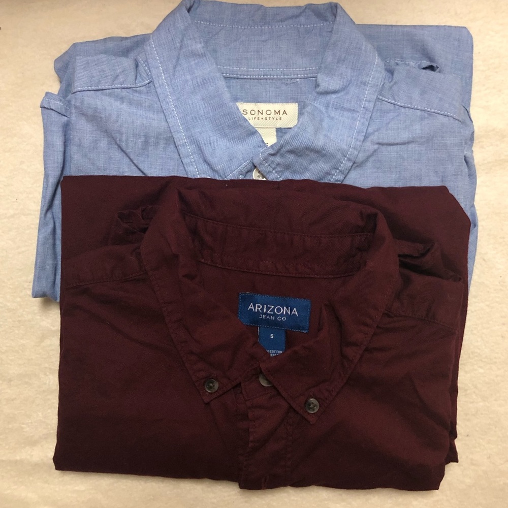 2 x $8 Sonoma & Arizona Short sleeves Shirts